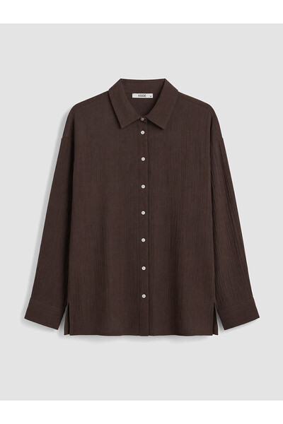 LC Waikiki Nevavm Oversize Muslin Women's Shirt with a Difference