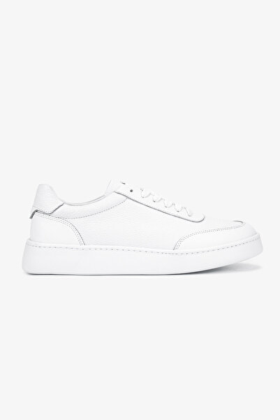 Valmenti Erkek Hakiki Deri Beyaz Sneakers & Spor Ayakkabı