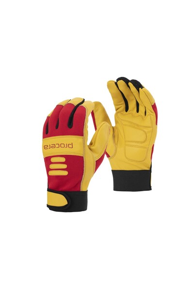 Procera Protective gloves, Procera, leather, velcro cuff, X-OPERATOR
