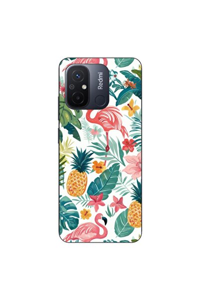 OEM Case compatible with Xiaomi Redmi 12C Silicone Gel Tpu Tropical Pattern