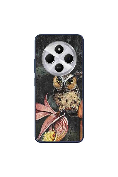 OEM Case compatible with Xiaomi Redmi 14C Silicone Gel Tpu Pattern Owl Painted
