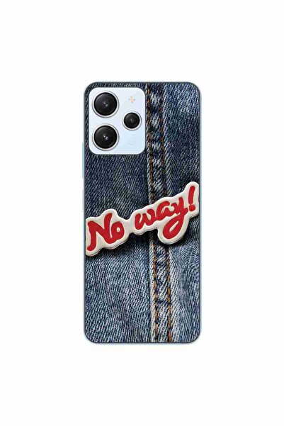 OEM Case compatible with Xiaomi Redmi 12 4G Silicon Gel Tpu Model No Way Jeans