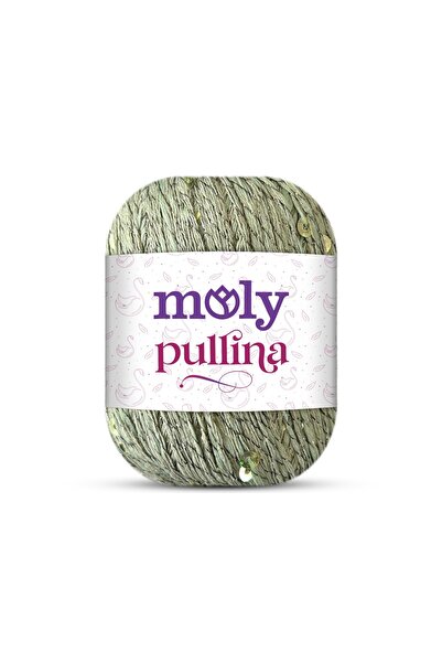 Moly Pullina Pullu Simli Pamuklu Örgü İpi | Col. No: 025 | 50 gr 145 mt - Yaz...