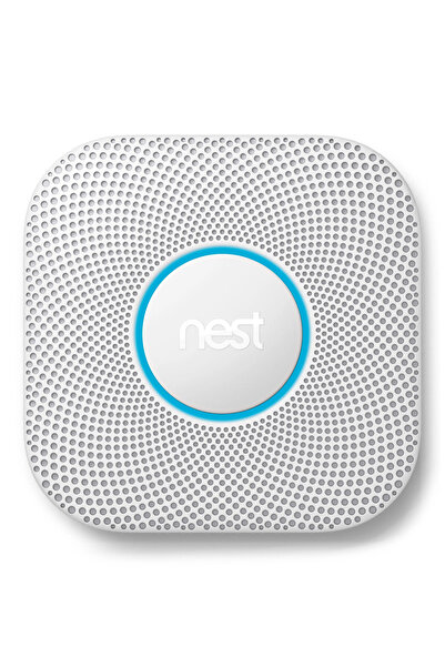 Nest جهاز إنذار للحماية من الدخان وأول أكسيد الكربون، يعمل بالبطارية