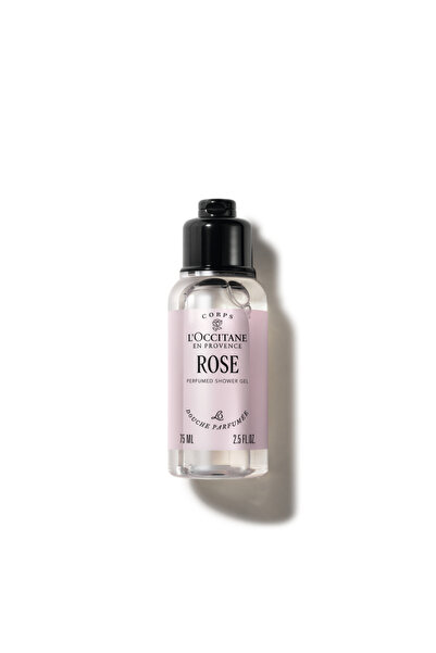 L'Occitane Rose Parfümlü Duş Jeli, Gül Özlü, Seyahat Boy, 75 ml