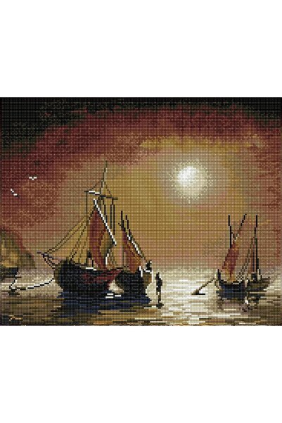 EleganTShoP Diamond Dotz 5D Yapışan Boncuk Mozaik Tablo 52*42 cm SD8.404