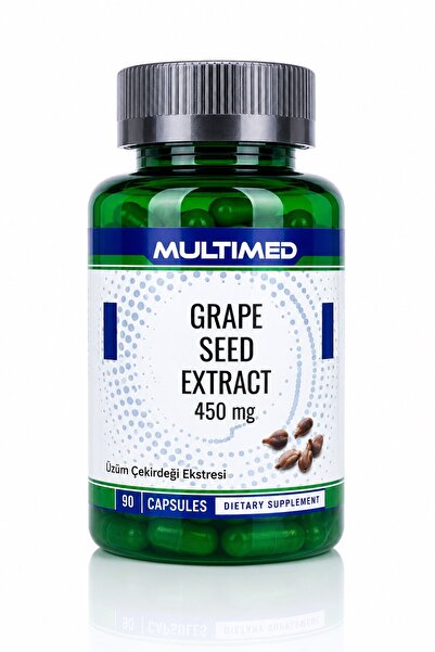 Multimed Grape Seed Extract – Üzüm Çekirdeği Ekstresi 450 mg Antioksidan Dest...