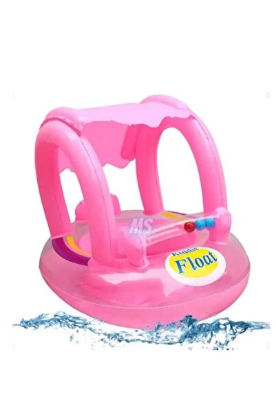 TOPROCKSTORE Gölgelikli Bebek Deniz Simidi Oturaklı Oyuncaklı Eğlenceli ve Ke...