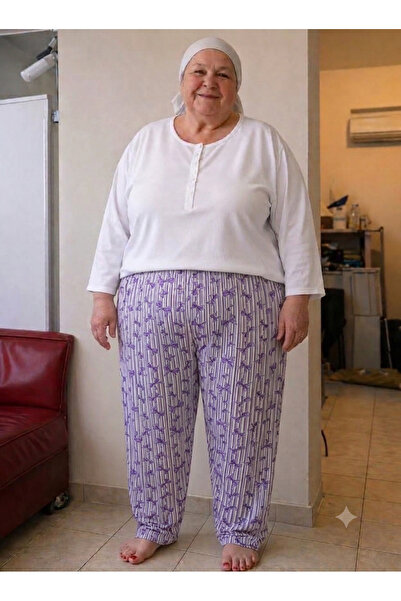 CNG MODA Büyük Beden Anne Yazlık Pijama Altı