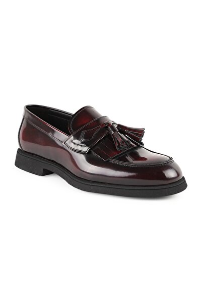 Libero L5919 Genuine Leather Men's Loafer Shoes - Classic Model with Tassels