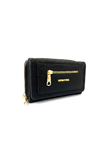 Sanmorris Modern Design Zippered Women's Wallet