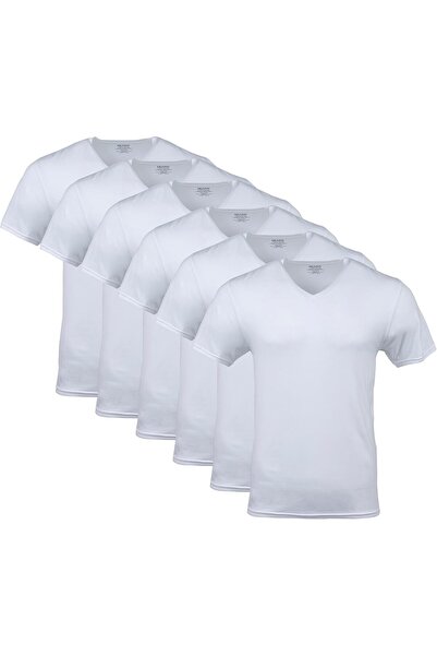 GILDAN Men's V-Neck T-Shirt, Multi-Pack, Model G1103