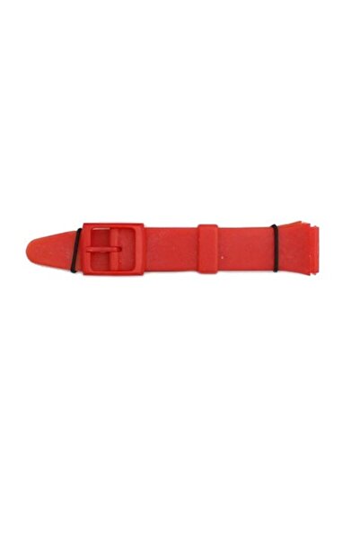 OEM Curea de ceas din silicon roșu Jastrap Swatch (77907-JA-RED) 18mm