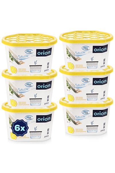 Orion Absorbant de umiditate Ultra Fresh Lemon, Pachet de 6