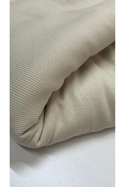LUSSAMODA Stone Color Croquette Ribbed Fabric En-150Cm.