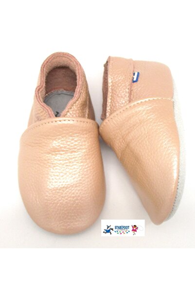 Stabifoot Incaltari bebelusi piele naturala Babysoft roz perlat, – marimi 0-1...