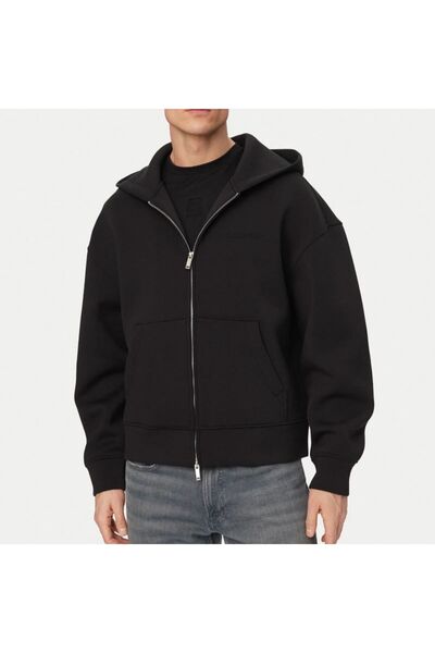Calvin Klein Hanorac cu fermoar COTTON SPACER FULL-ZIP