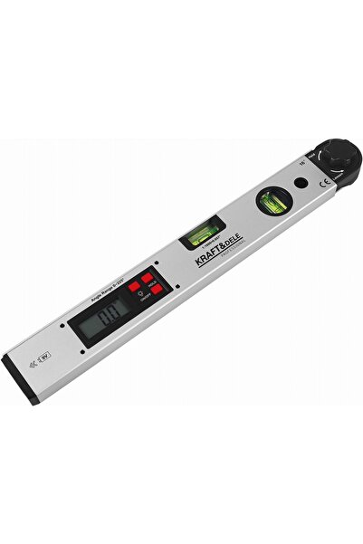 Kraft&dele Raportor electronic LCD de 400 mm cu nivelă cu bulă de aer |