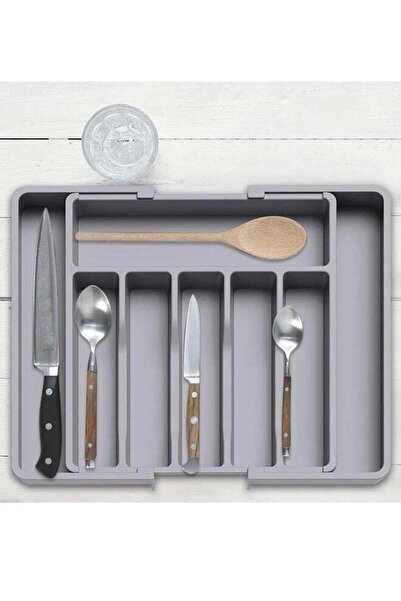 Generic Kitchen Drawer Organizer, Large Silverware Tray, Expandable Multifunc...