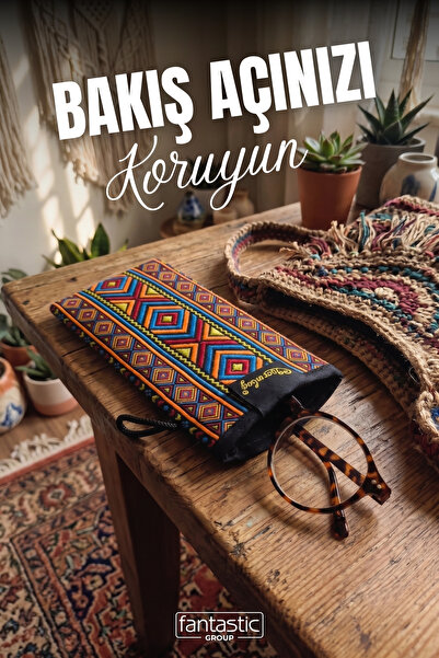 FANTASTIC Etnički geometrijski uzorak, tkana futrola za naočare - Boho stil, ...
