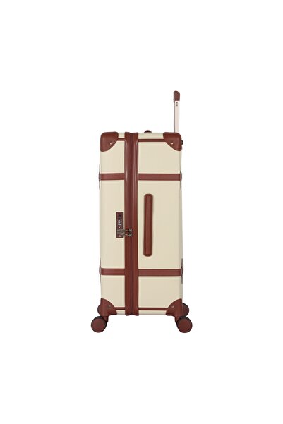 AVIATOR طقم حقائب سفر بتصميم كلاسيكي فاخر مغطى بالجلد – مكون من 4 قطع – مزود بمدخل USB وType-C – بالإضافة إلى 3 أغطية حماية شفافة