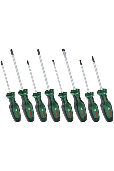 Bosch 1600A02BX8 Σετ κατσαβιδιών 8 τεμαχίων από ατσάλι S2 PH/PZ/SL/Torx