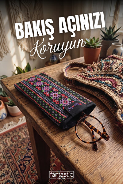 FANTASTIC Husă pentru ochelari țesută cu model Kilim - Husă pentru ochelari d...