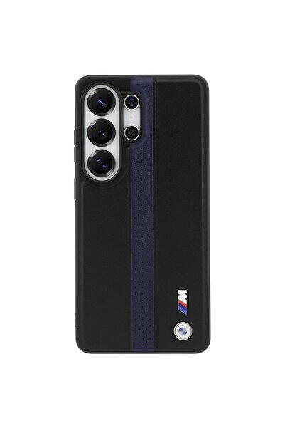 BMW M Διάτρητη Ριγέ Θήκη MagSafe για Galaxy S26 Ultra Μαύρο/Μπλε