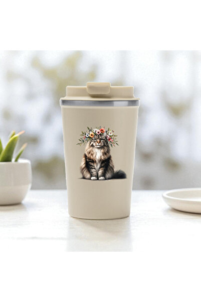 Cu Pisici Cana termos cafea-Spring Cat