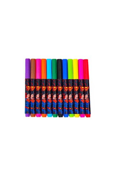 Warner Bros . Superman Superpower Marker Pen 12Pc Set
