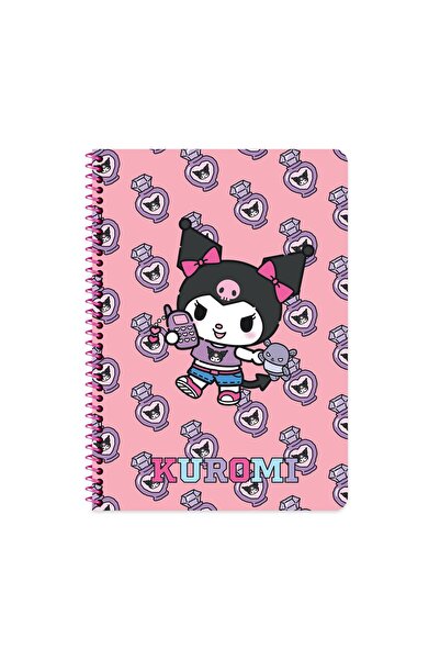 kuromi A4 80 Yp Lined Spr. Cardboard Cover Notebook - Multi Color