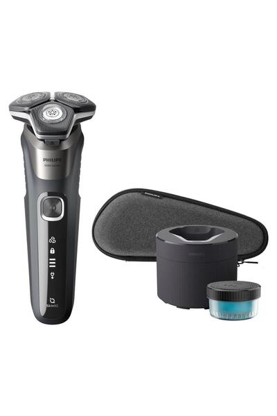 Philips Aparat de ras electric Seria 5000 S5887/50, Utilizare umedă și uscată...