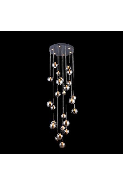 Danube Home مصباح معلق LED حضري للدرجات السلمية، 25 قطعة، 4 أمتار، 3 ألوان، ر...