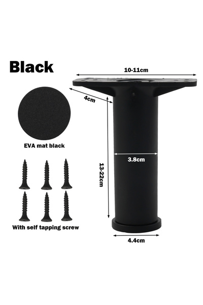 Choice3 13-22cm 1pcs Bed Beam Support Foot Fixer Telescopic Adjustable Plasti...