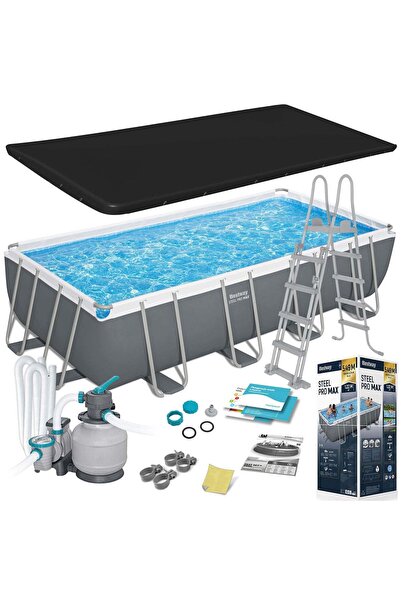BESTWAY Piscină de grădină cu cadru 549 x 274 x 122 cm 12 în 1 56466N