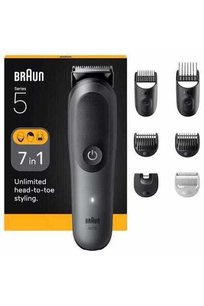 Braun Group Braun Shaver Braun All-in-One Kit Series 5 Rechargeable for Wet a...