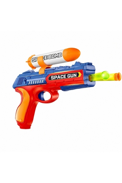 Avaleea Pistol De Jucarie Tip Space Gun Cu Proiectile Moi Si Asamblare DIY Pe...