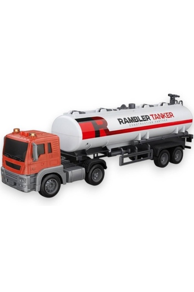 Avaleea Camion Cisterna Cu Remorca, Scara 1:16, Cu Frictiune, Lumini Si Sunet...