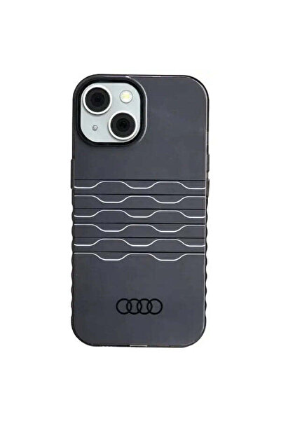 Audi Husă IML MagSafe pentru iPhone 15, 14, 13, negru