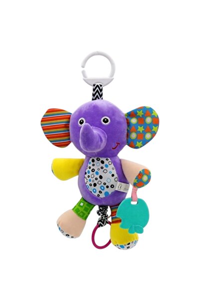 Avaleea Jucarie Bebelusi Elefant Plus Cu Agatatoare, Zornaitoare Si Accesorii...