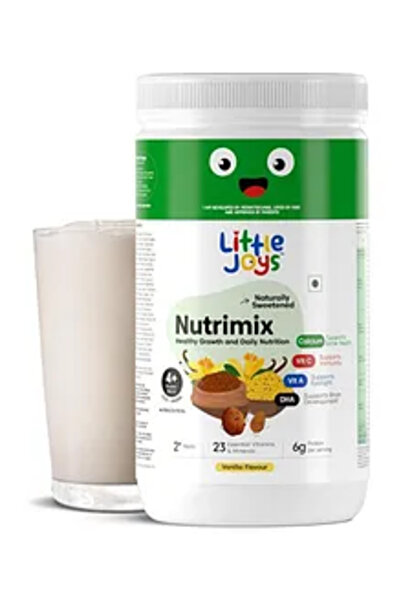 Little Joys Nutrimix Powder, Vanilla Flavour, No White Sugar, 6g Protein Per ...