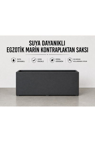 Noya SUYA DAYANIKLI ANTRASİT SAKSILIK