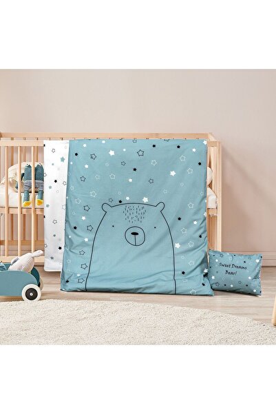 Beauty Home Σετ σεντόνια βρεφικά Bear Art 5185 120x160 Εμπριμέ