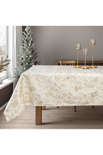 Beauty Home ΤΡΑΠΕΖΟΜΑΝΤΗΛΟ ΖΑΚΑΡ ΚΑΡΥΟΘΡΑΥΣΤΗΣ ΜΕ ΧΡΥΣΟ ΛΟΥΡΕΞ