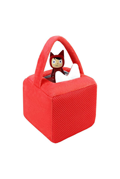 OEM Geanta pentru Toniebox cu Husa Protectoare pentru Urechi Tonie, Plus, Rosu