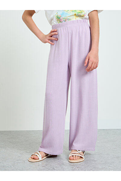 Styli Teen Girls Wide Leg Viscose Blend Pants