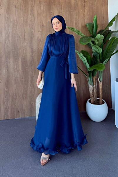 Sezi Moda Giyim Virella Fırfırlı Abiye