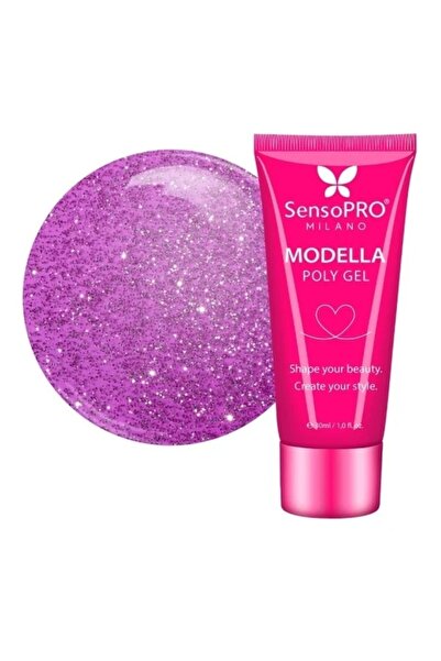 SensoPRO Milano Polygel MODELLA - Violet Luxe, 50ml