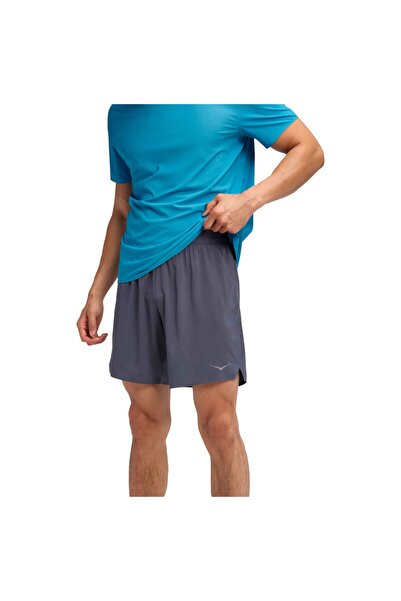 hoka Ανδρικά σορτς τρεξίματος Glide 7 " 2 σε 1 FW 2025-Γκρι-S
