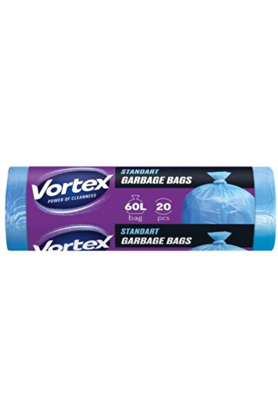 Vortex Saci de Gunoi Albastri Standard - Garbage Bags, 60 l, 20 buc